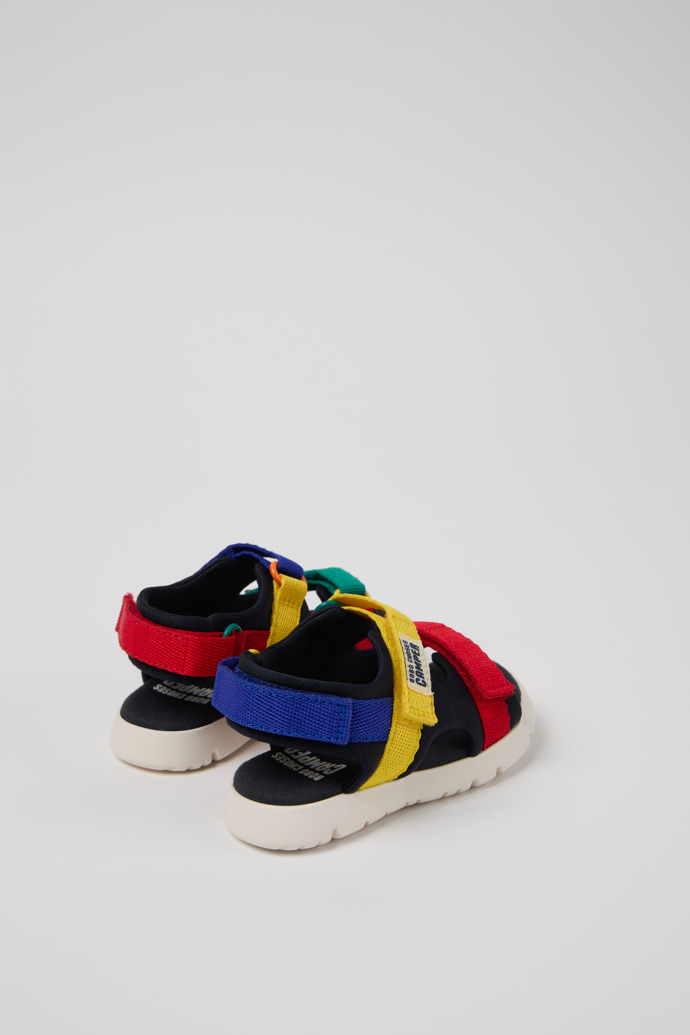 Camper Bobo Choses x Camper - Mehrfarbige Kindersandalen aus Textil.