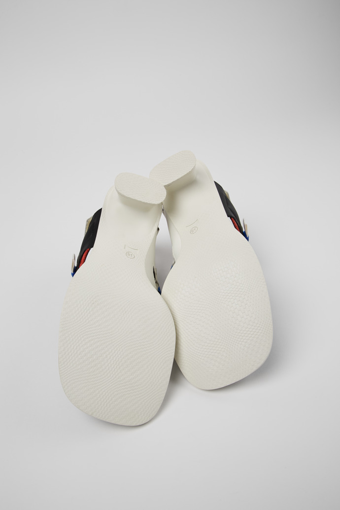 Camper Dina - Mehrfarbige Doppelriemen-Sandalen recyceltes Leder