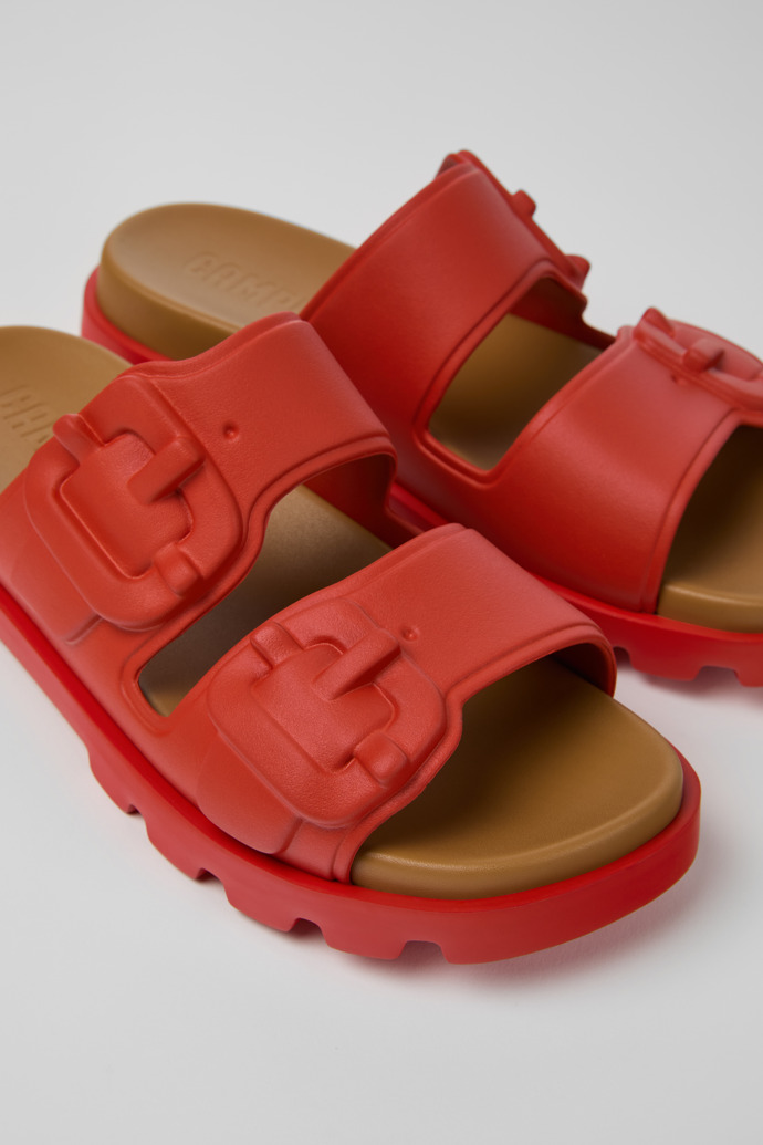 Camper Brutus Sandal - Rote EVA-Sandalen für Damen.