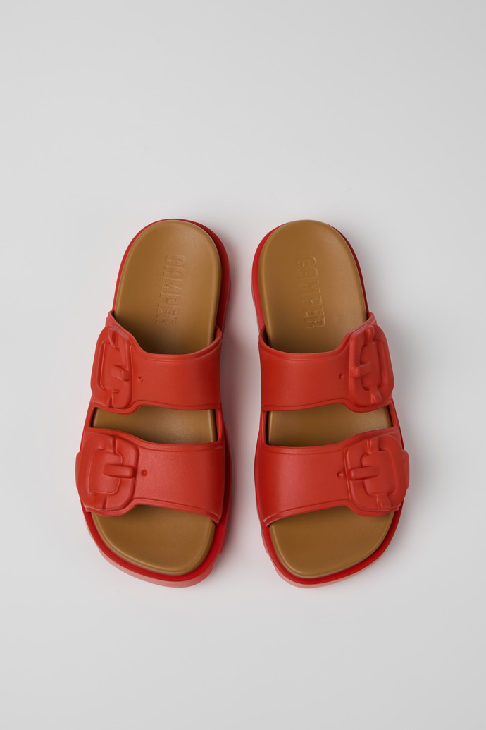 Camper Brutus Sandal - Rote EVA-Sandalen für Damen.