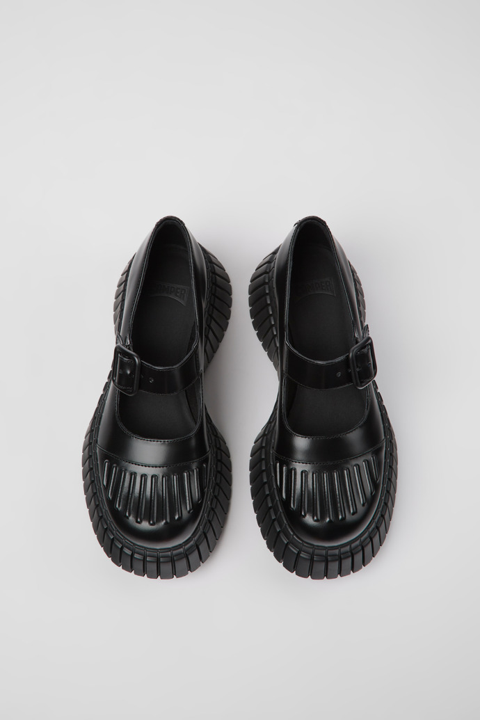Camper BCN - Schwarzer Damenschuh aus Leder.