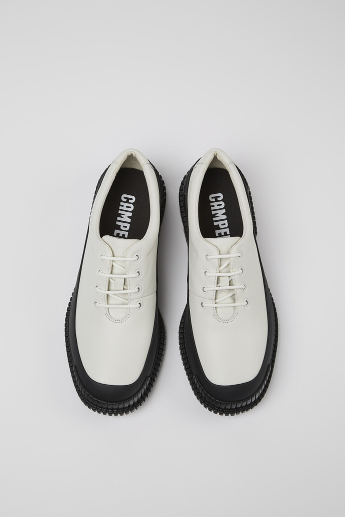 Camper Pix - Weißer Herrenschuh aus Leder