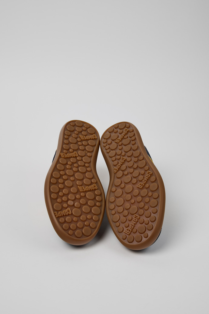 Camper Pelotas Soller - Mehrfarbiger Herrensneaker aus Leder und Nubukleder.