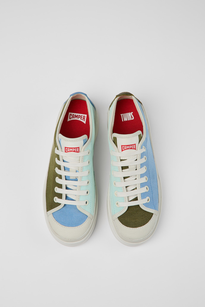 Camper Twins - Mehrfarbiger Damensneaker aus Textil/Leder