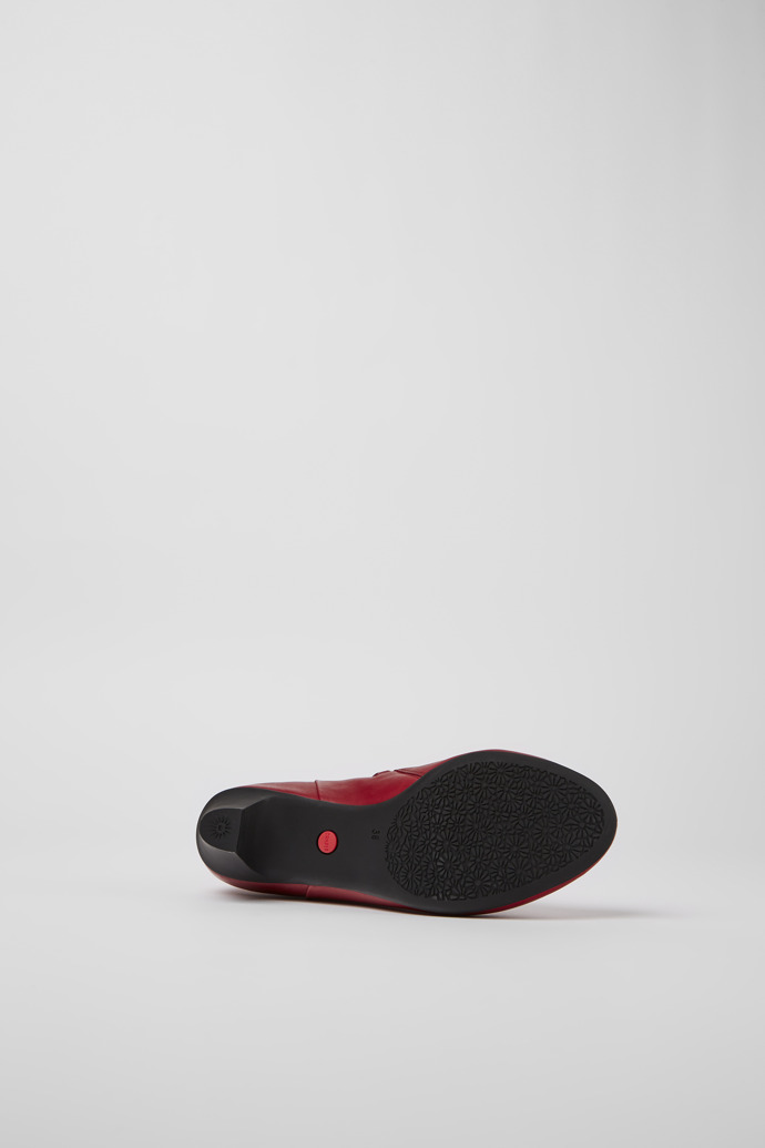 Camper Helena - Rote Lederstiefelette für Damen.