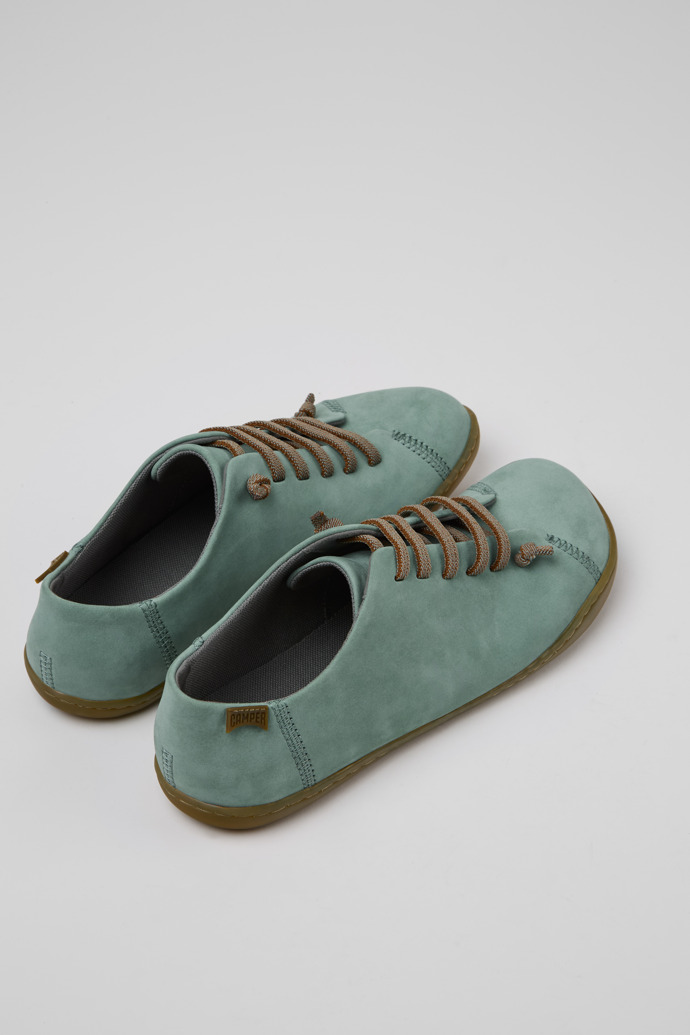 Camper Peu - Grüner Damenschuh aus Nubukleder.