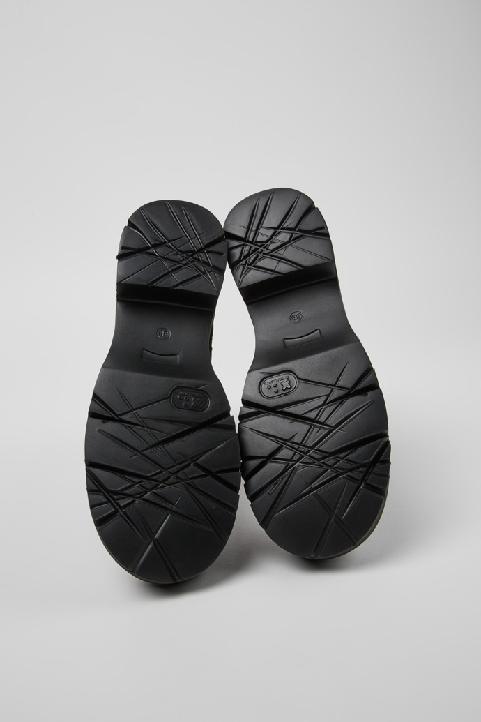 Camper Milah - Grüne Damenstiefelette aus Nubukleder