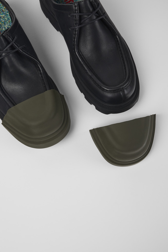 Camper Junction - Schwarzer Herrenschuh aus Leder