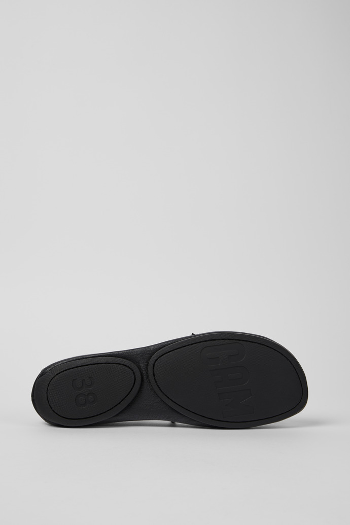 Camper Right - Schwarze Lederstiefelette für Damen.