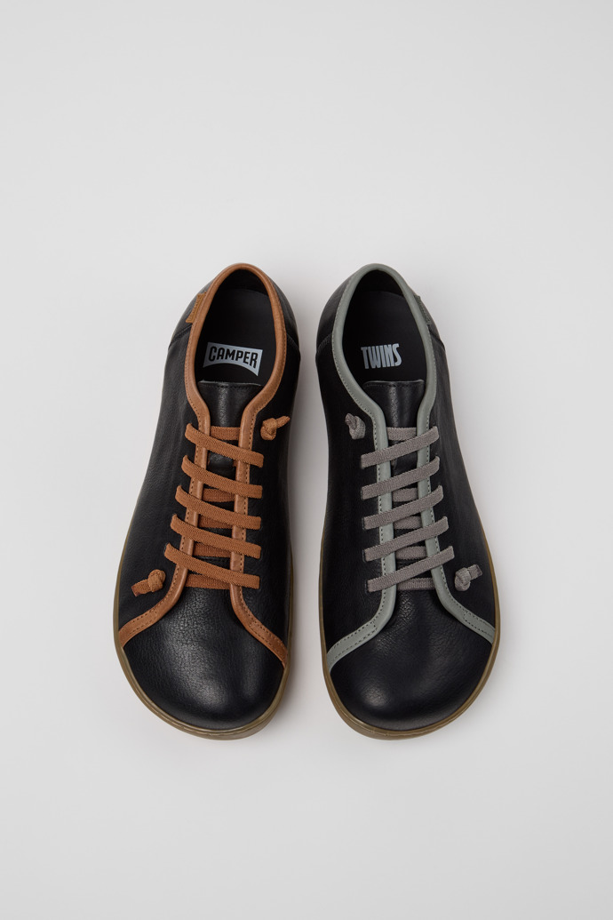Camper Twins - Mehrfarbiger Herrenschuh aus Leder.
