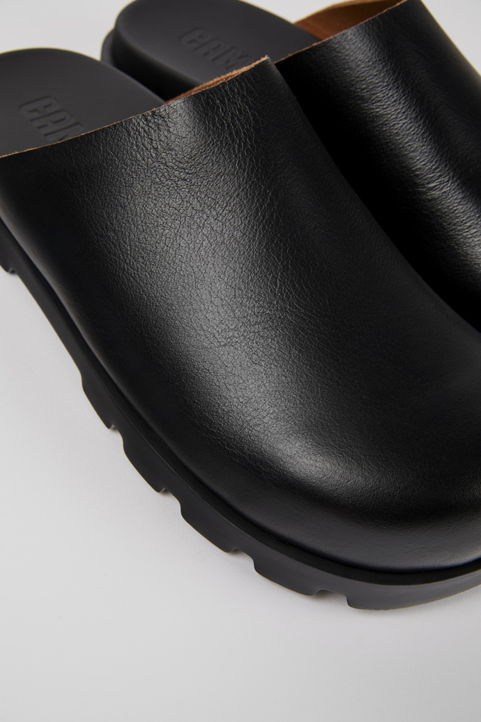 Camper Brutus Sandal - Schwarze Ledersandale für Herren.