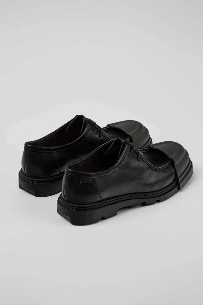 Camper Junction - Schwarzer Herrenschuh aus Leder.