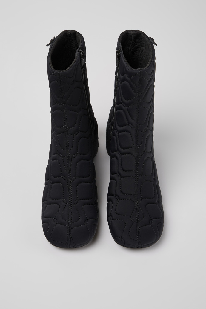 Camper Niki - Schwarzer Damenstiefel aus Textil
