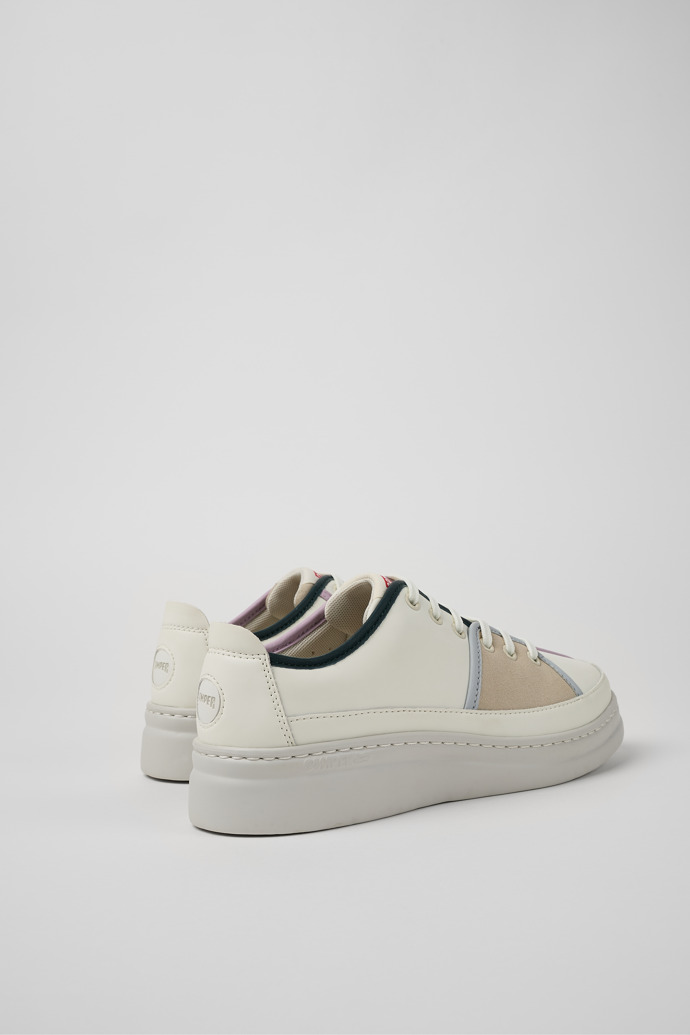 Camper Twins - Mehrfarbiger Damensneaker aus Leder und Nubukleder