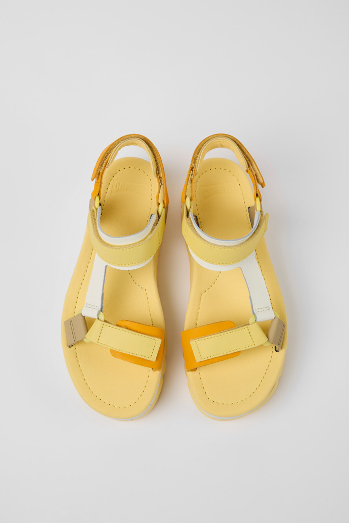 Camper Oruga Up - Bunte Damensandale aus Leder