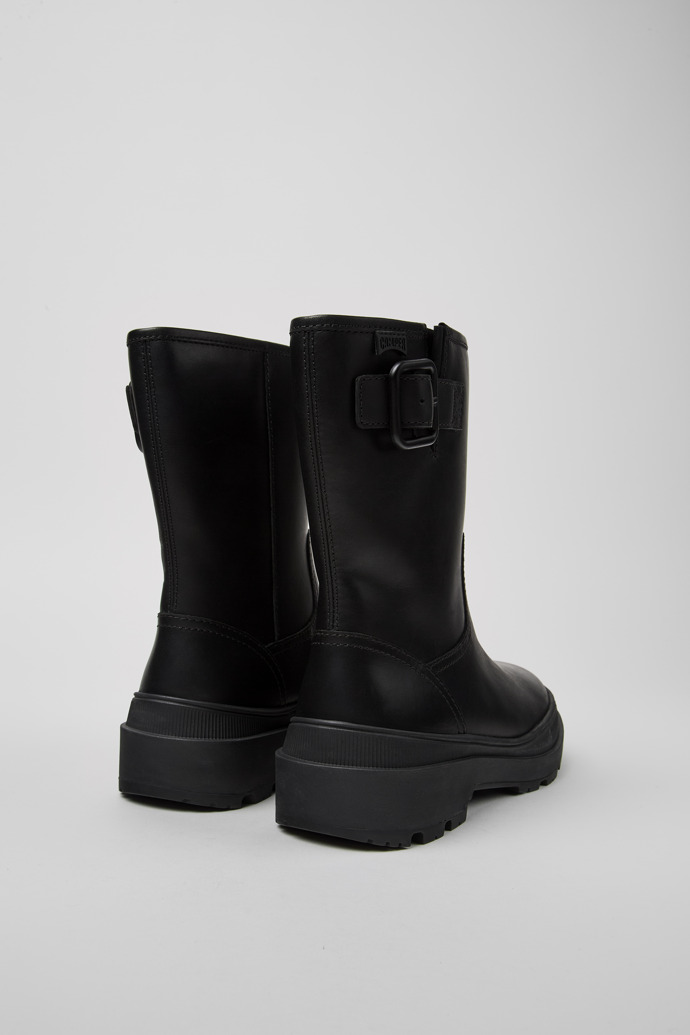 Camper Brutus Trek MICHELIN - Schwarzer Damenstiefel aus Nubukleder