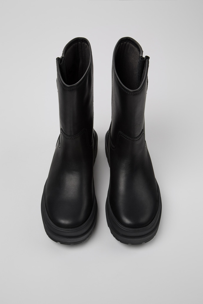 Camper Brutus Trek MICHELIN - Schwarzer Damenstiefel aus Nubukleder