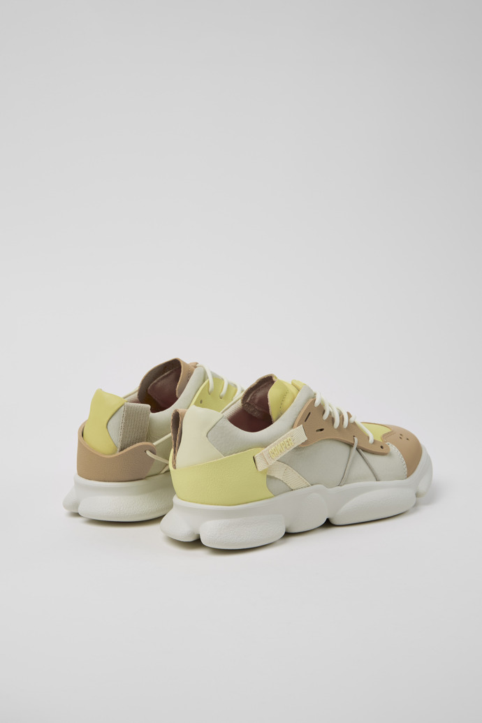 Camper Twins - Mehrfarbiger Damensneaker aus Leder und Textil.