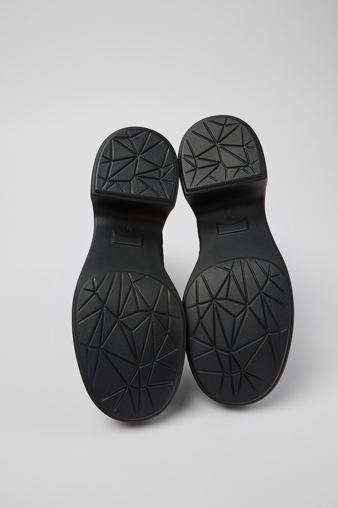 Camper Thelma - Schwarze Damenstiefel aus Textil