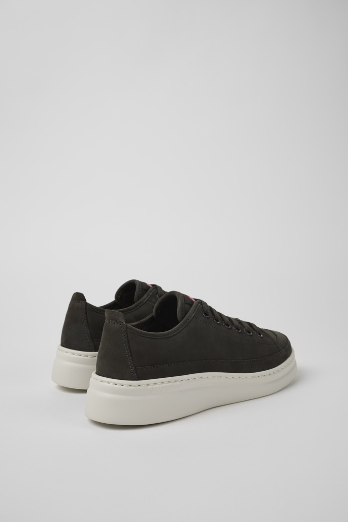 Camper Runner Up - Grauer Ledersneaker für Damen
