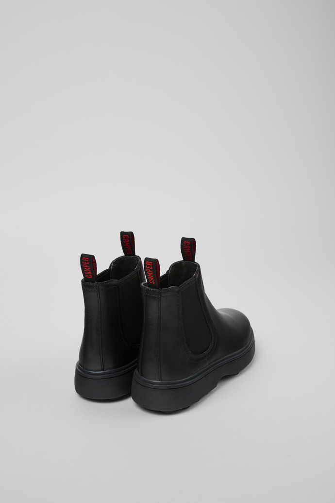 Camper Norte - Schwarze Kinderstiefelette aus Leder.