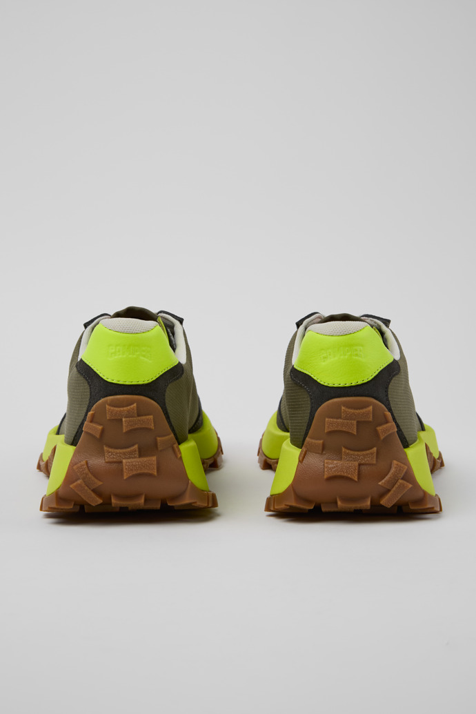 Camper Drift Trail VIBRAM - Mehrfarbiger Herrensneaker aus Recycling-PET und Nubukleder.