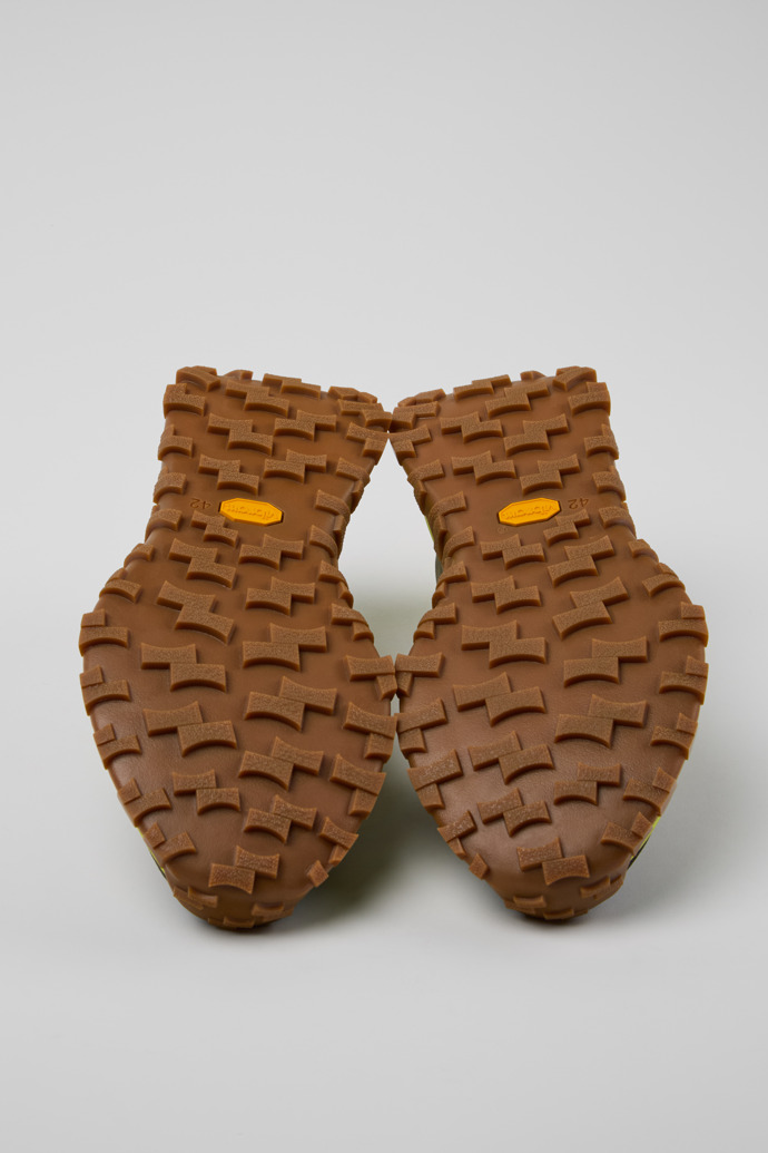 Camper Drift Trail VIBRAM - Mehrfarbiger Herrensneaker aus Recycling-PET und Nubukleder.