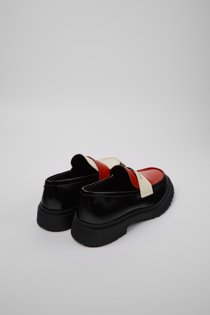 Camper Twins - Mehrfarbige Lederkaffees/Lederschuhe für Herren.