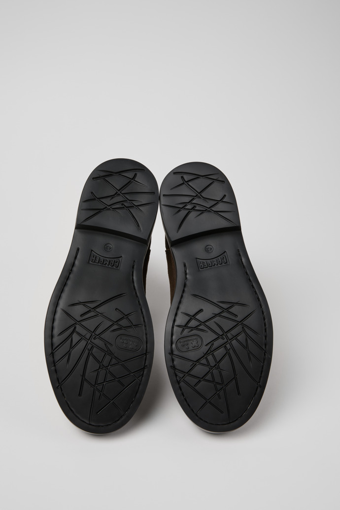 Camper Dean - Braune Herrenstiefelette aus Nubukleder.