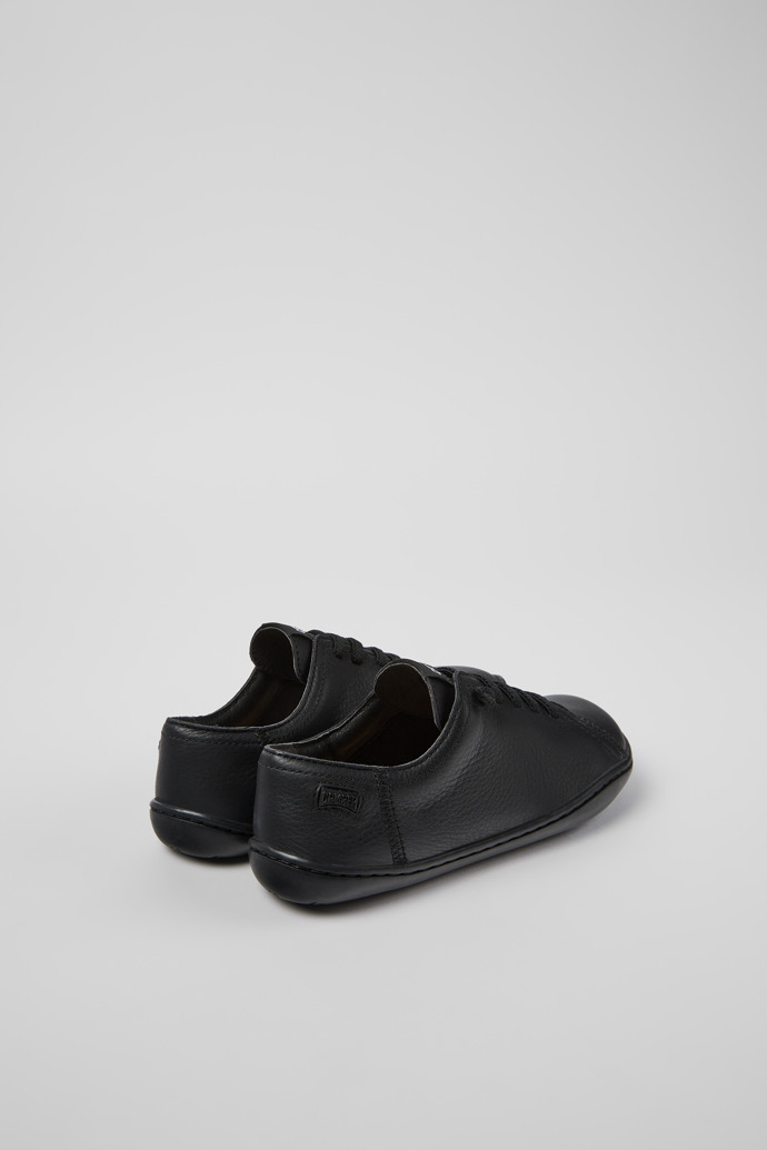 Camper Peu - Schwarzer Kinderschuh aus Leder.