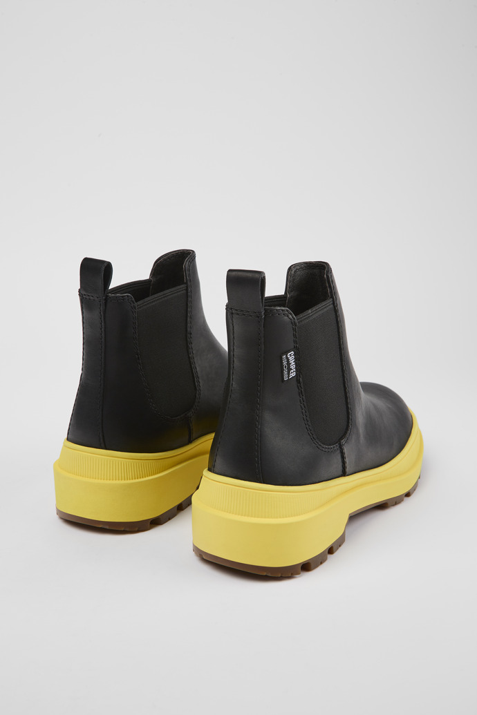 Camper Brutus Trek HYDROSHIELD® MICHELIN - Schwarze Damenstiefelette aus Leder
