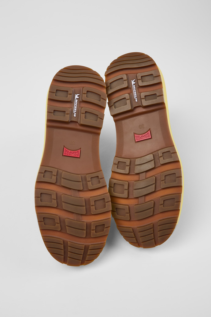 Camper Brutus Trek HYDROSHIELD® MICHELIN - Schwarze Damenstiefelette aus Leder