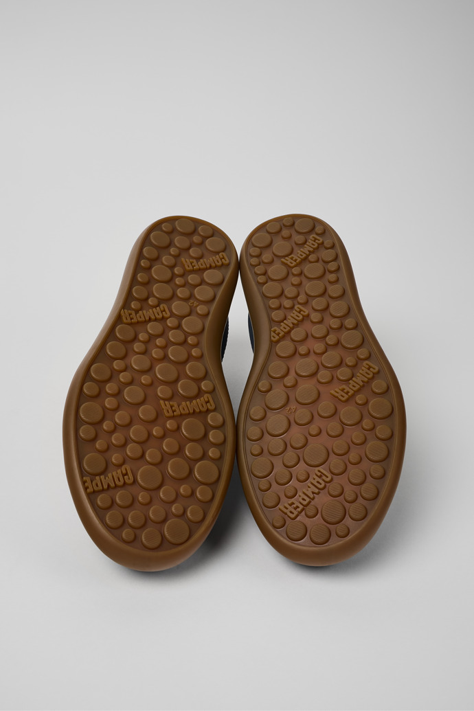Camper Pelotas Soller - Blauer Herrensneaker aus Nubukleder
