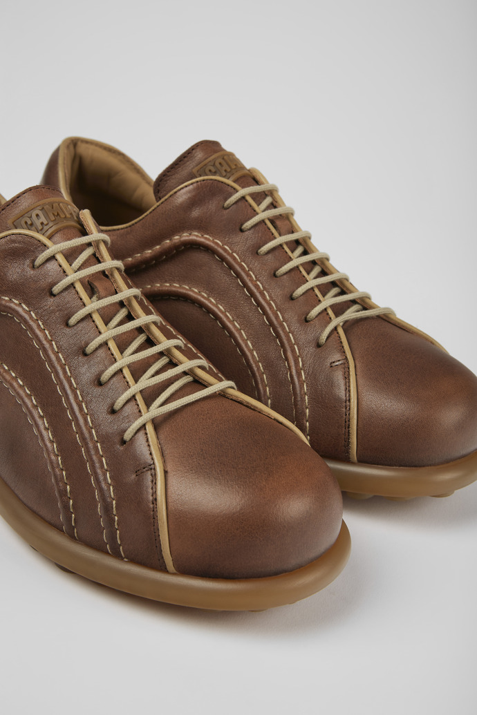 Camper Pelotas - Brauner Herrenschuh aus pflanzlich gegerbtem Leder