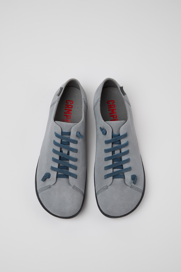 Camper Peu - Grauer Herrenschuh aus Nubukleder.
