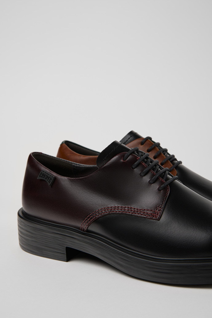Camper Twins - Mehrfarbige Lederschuhe für Damen.