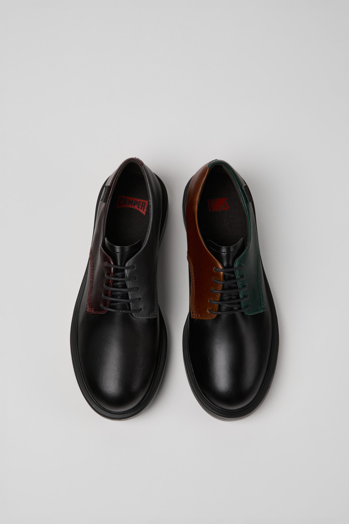 Camper Twins - Mehrfarbige Lederschuhe für Damen.