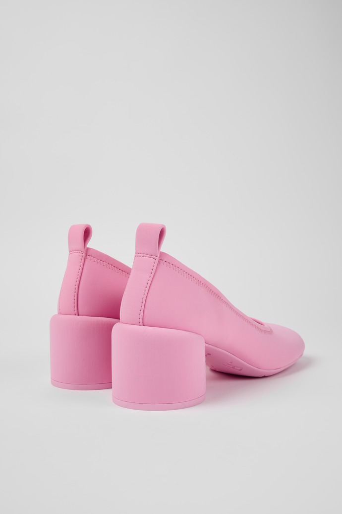 Camper Niki - Rosafarbene Damenballerinas aus Textil