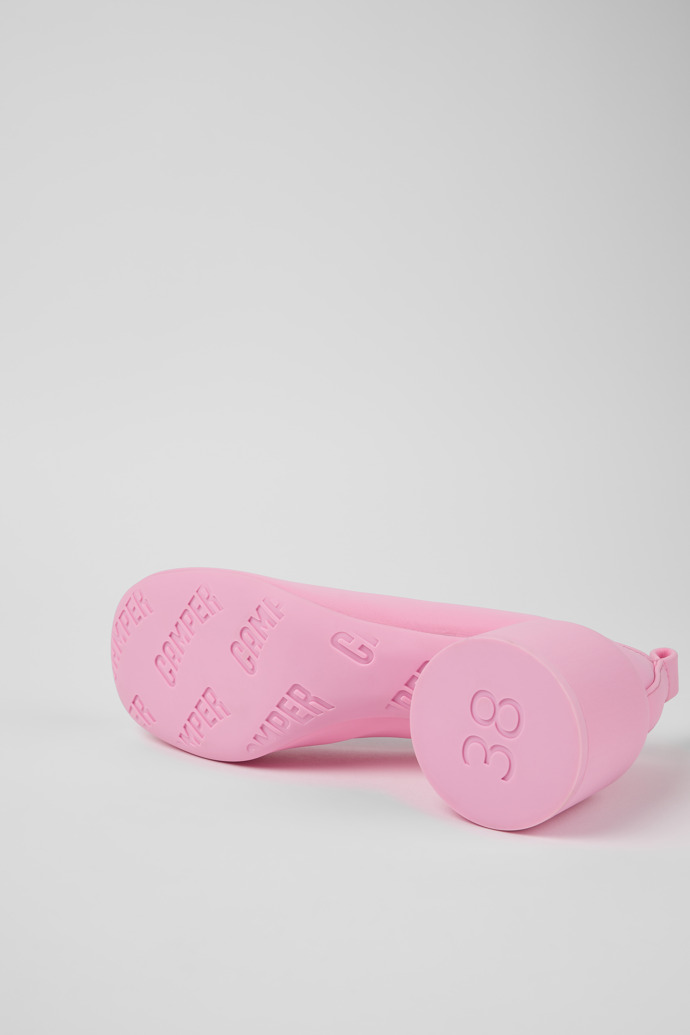 Camper Niki - Rosafarbene Damenballerinas aus Textil