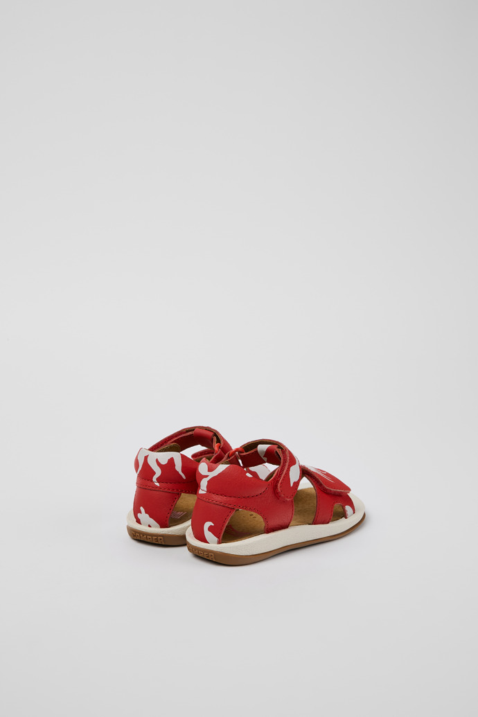 Camper Twins - Mehrfarbige Ledersandalen