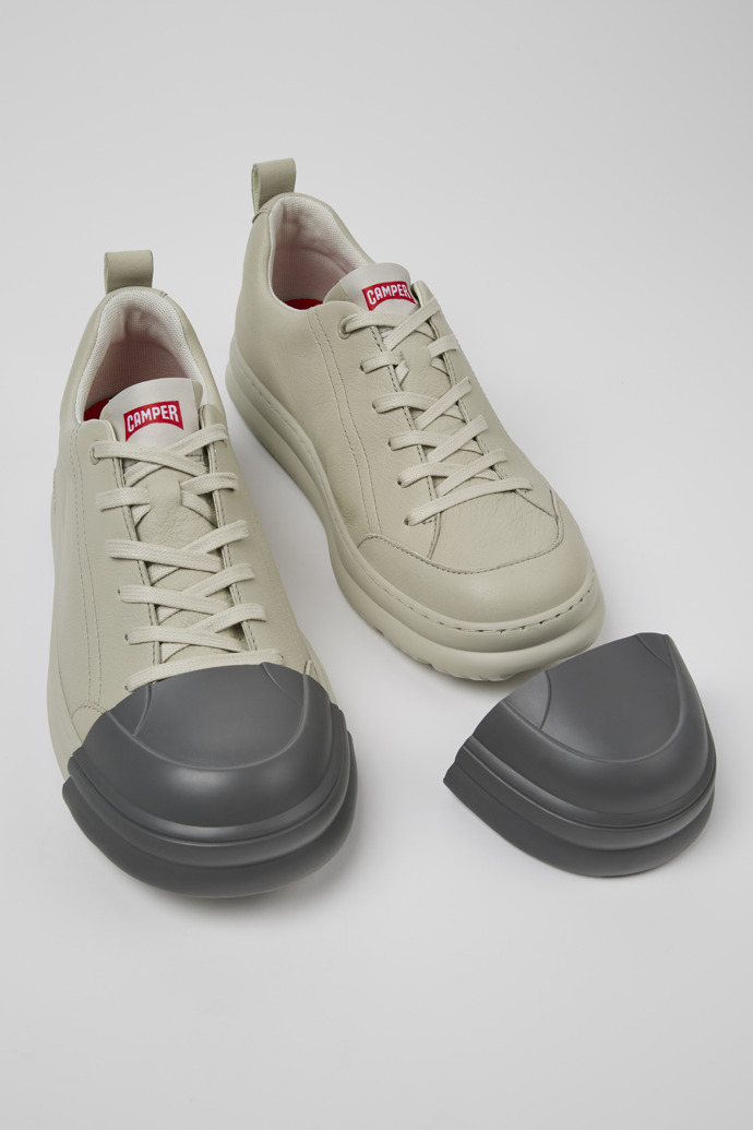 Camper Junction Runner Toe Caps - Zehenaufsätze aus Gummi in Grau