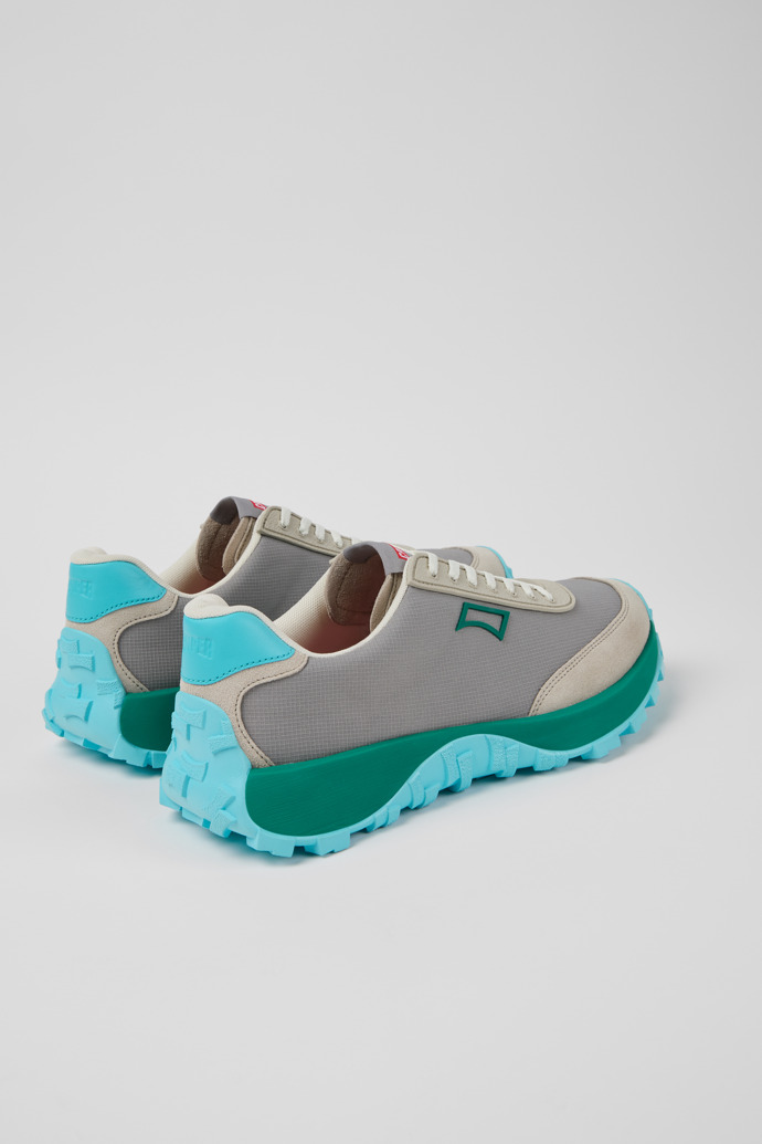 Camper Drift Trail VIBRAM - Mehrfarbiger Herrensneaker aus Recycling-PET und Nubukleder.