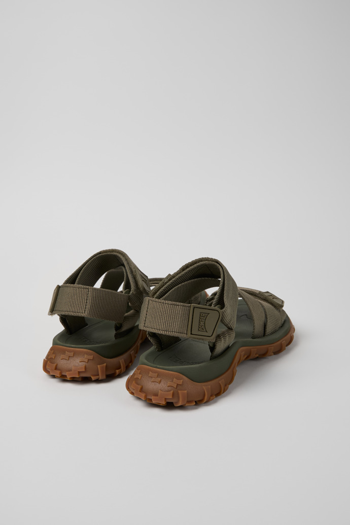 Camper Drift Trail Sandal - Grüne Sandalen aus recyclingfähigem PET für Damen.