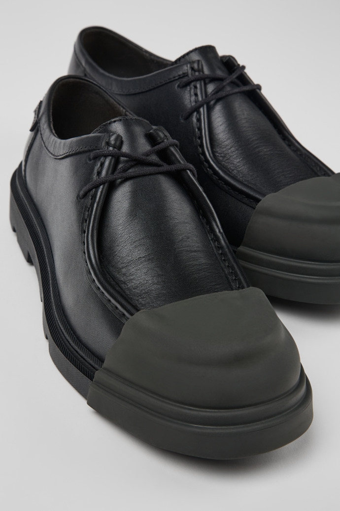 Camper Junction - Schwarzer Frauenschuh aus Leder.