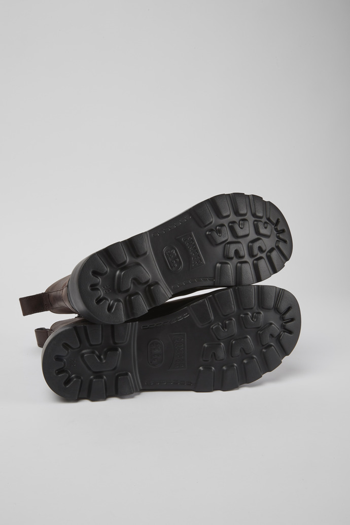 Camper Brutus - Brauner Schnürstiefel aus Nubukleder