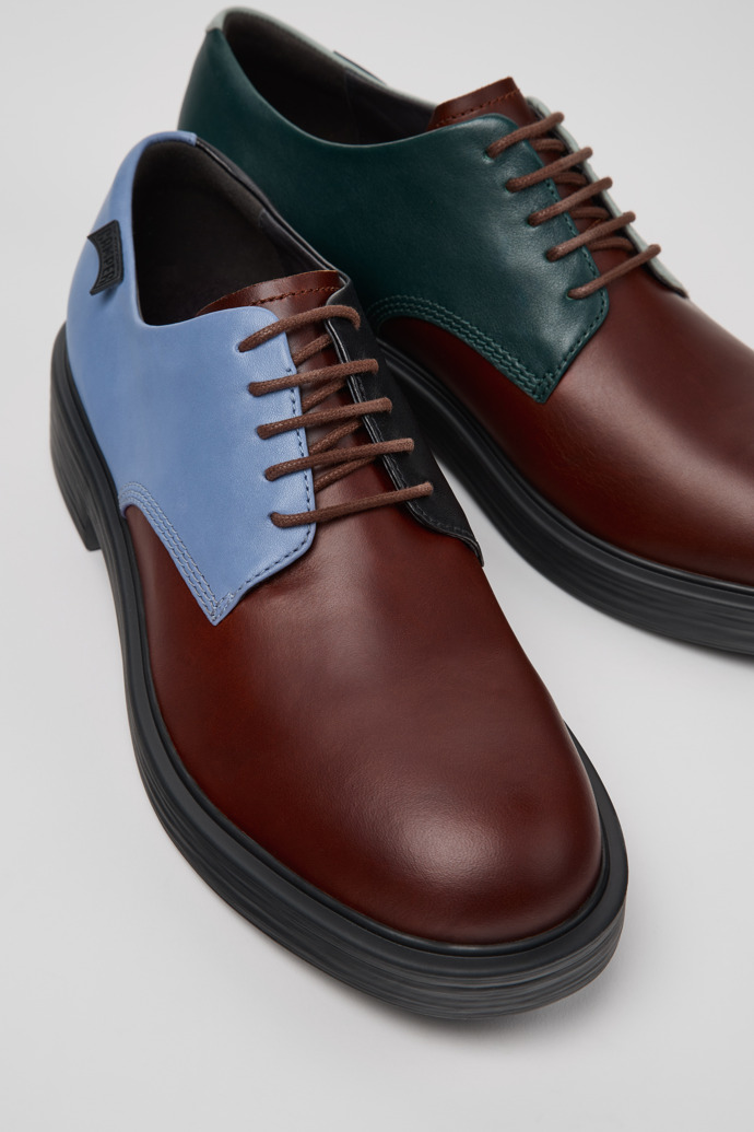 Camper Twins - Mehrfarbiger Herrenschuh aus Leder.