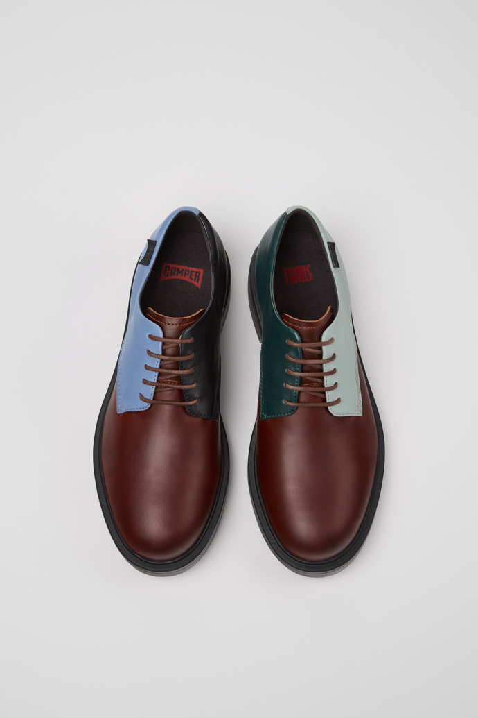 Camper Twins - Mehrfarbiger Herrenschuh aus Leder.