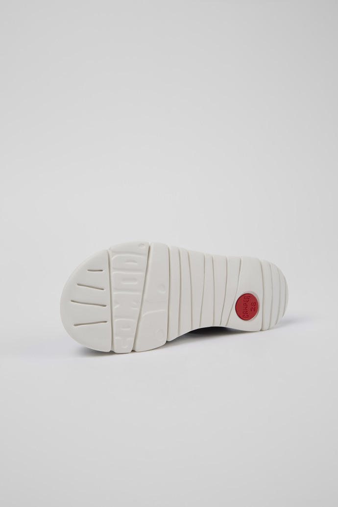 Camper Oruga - Blaue Sandalen aus Leder/Textil