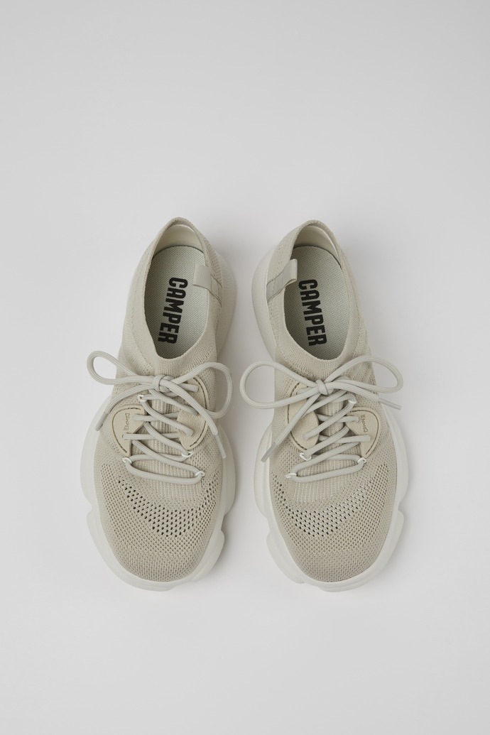 Camper Karst - Grauer Damensneaker aus Textil