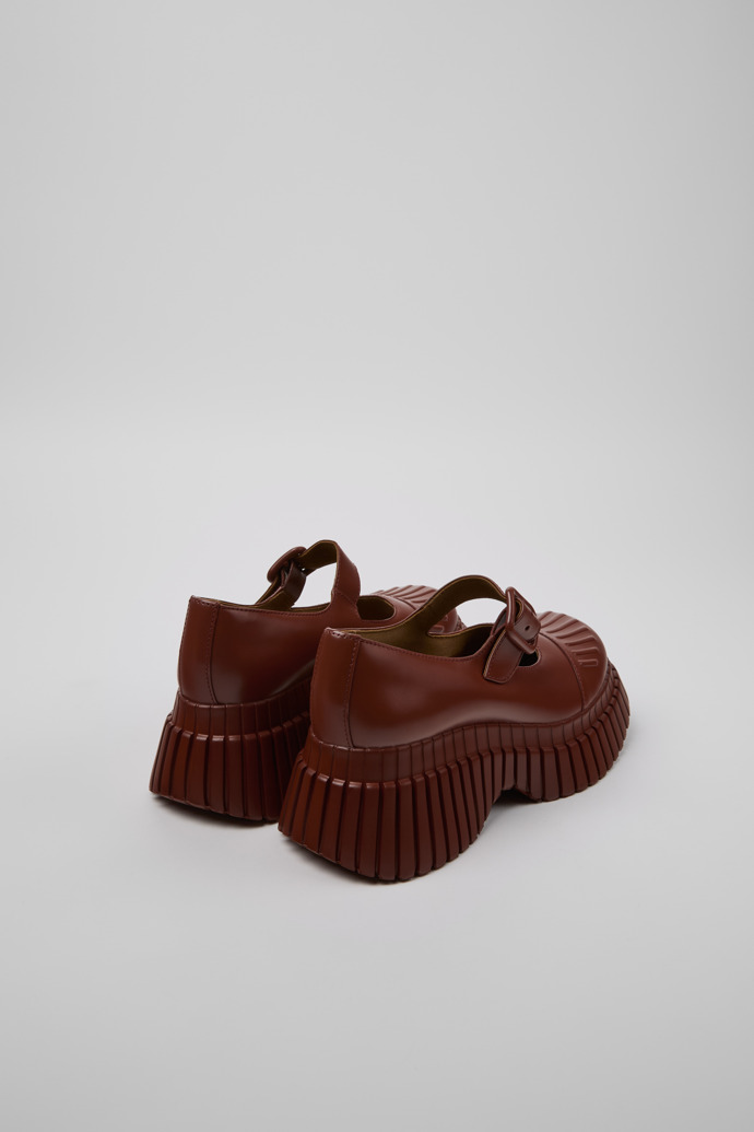 Camper BCN - Roter Damenschuh aus Leder.